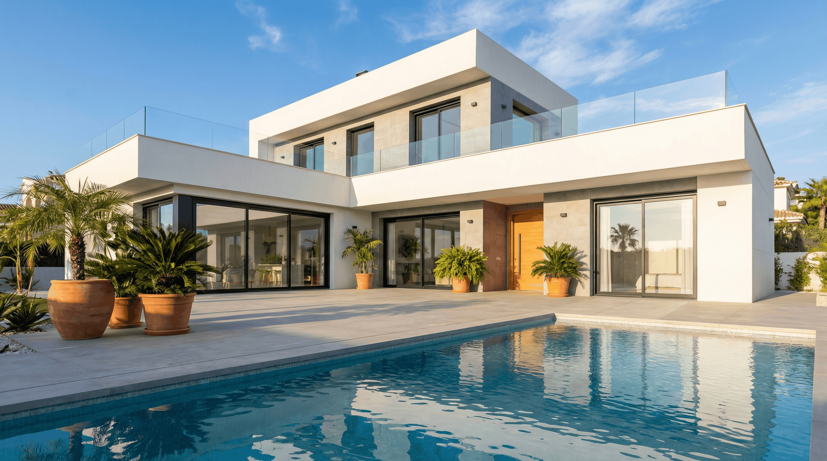 Modern house exterior